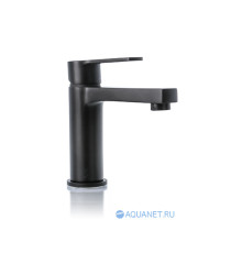 Смеситель для раковины Paffoni RINGO без донного клапана черный матовый RIN071NO