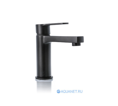 Смеситель для раковины Paffoni RINGO без донного клапана черный матовый RIN071NO