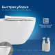 Унитаз подвесной Aquanet Cetus W Short Rimless сиденье Slim Soft Close Cetus W Short