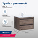 Тумба с раковиной Aquanet Lino 70 Дуб Веллингтон 00271946