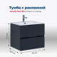 Тумба с раковиной Aquanet Алвита new 120 4 ящика антрацит 00306297