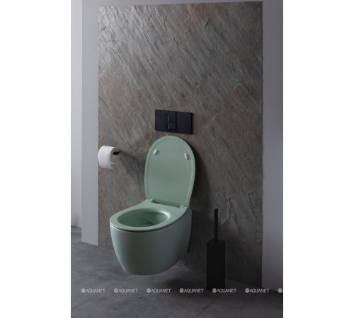 Унитаз подвесной Allen Brau FANTASY Rimless 510x363 мм мятный 4.11004.MT