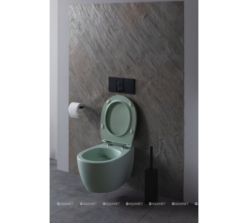 Унитаз подвесной Allen Brau FANTASY Rimless 510x363 мм мятный 4.11004.MT