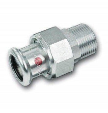 Сгон с плоским уплотнением SANHA-Therm 42x1 1/2 ВПр-НР 124333G42112