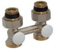 Узел нижнего подключения прямой Giacomini R387L 1/2 x 3/4 EK R387LX012