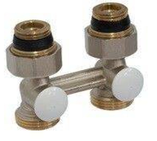 Узел нижнего подключения прямой Giacomini R387L 1/2 x 3/4 EK R387LX012