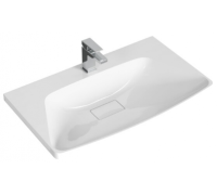 Раковина Aqwella Neringa 800х480 мм с керамической накладкой Ner.08.04.D