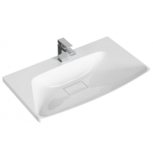 Раковина Aqwella Neringa 800х480 мм с керамической накладкой Ner.08.04.D