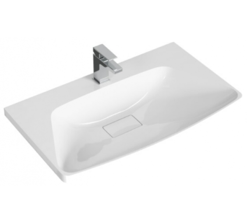 Раковина Aqwella Neringa 800х480 мм с керамической накладкой Ner.08.04.D