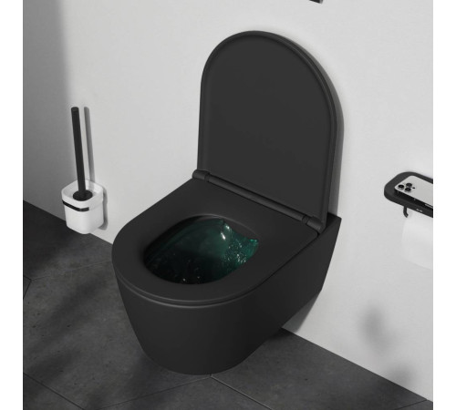 Унитаз подвесной AM.PM Func FlashClean с сиденьем микролифт матовый C8F1700MBSC