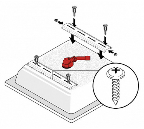 Ножки для душевого поддона Laufen 2.9555.7.000.000.1