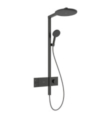 Душевая система Hansgrohe Raindance Alive S с термостатом Ø300 мм шлифованный черный хром 24582340