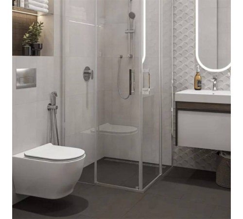 Унитаз подвесной Kerama Marazzi Modula безободковый белый глянцевый MO.wc.02