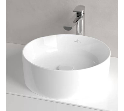 Раковина накладная Villeroy & Boch Collaro 400х400 мм TitanCeram 4A184001