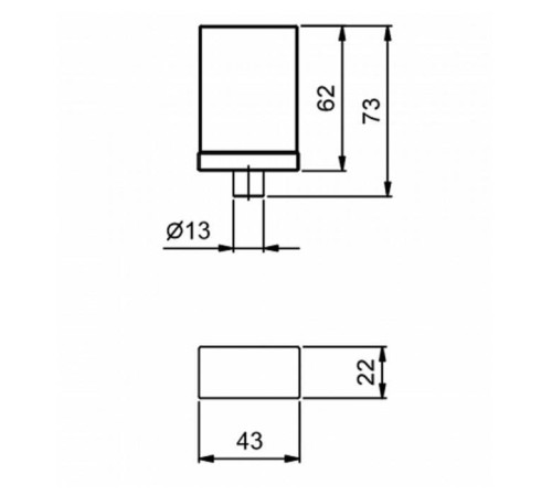 Ручка для смесителя Fantini Venezia муранское стекло хром-синий 29 02 N448CD