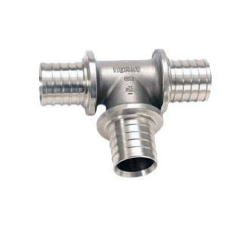 Тройник REHAU RAUTHERM S 17-10-17 оцинкованная латунь 12005431001