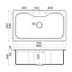 Кухонная мойка Omoikiri Maru 86-SA Tetogranit 86x50 см бежевый 4993140