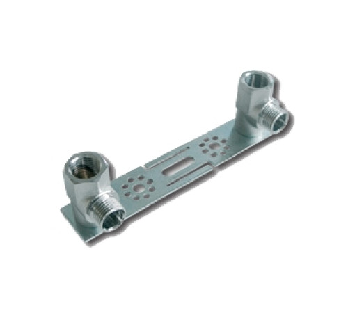 Комплект водорозеток на планке Tiemme 1/2 под евроконус 2 шт 1640006