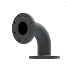 Угловой соединитель  90° - DN 80 с 4-мя крепежными винтами и прокладкой EPDM DN 80