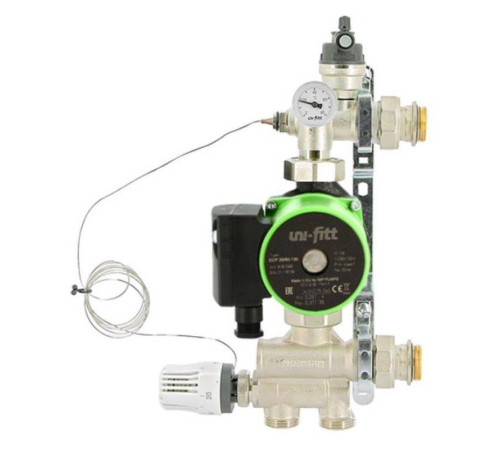 Насосно-смесительная группа Uni-Fitt SOLOMIX 1 с насосом Uni-Fitt GTA 25-7 130 470E1203