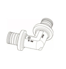 Угольник 90° ELSEN Monolit 25 мм PPSU EFA212525P