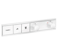 Термостат Hansgrohe RainSelect для 2 потребителей внешняя часть Matt White 15380700