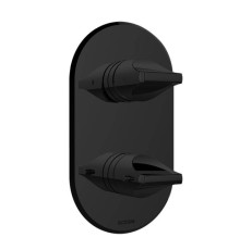 Смеситель для душа термостатический Bossini Apice встраиваемый черный матовый Z00500.073