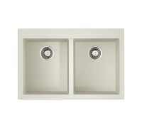 Кухонная мойка Omoikiri Bosen 80-2-WH Tetogranit 80x53 см белый 4993839