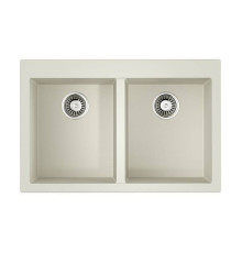 Кухонная мойка Omoikiri Bosen 80-2-WH Tetogranit 80x53 см белый 4993839