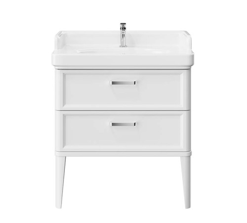 Тумба подвесная Kerama Marazzi Pompei 80 см 2 ящика белый глянцевый PO.N.80.2\WHT