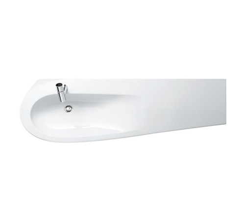 Раковина Laufen Il Bagno Alessi One 160х50х16.5 см 1 отверстие LLC белый 8.1497.1.400.104.1