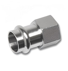 Муфта переходная SANHA NiroPress AISI 316L ВПр-ВР 35 мм x 1 1/4 69270G35114.3