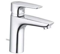 Смеситель для раковины Kludi PureSolid 100 мм со сливным гарнитуром 342900575
