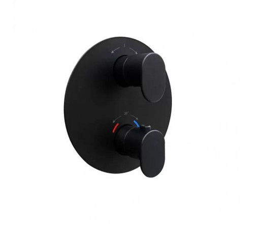 Смеситель для душа Kerama Marazzi Ole встраиваемый термостатический черный матовый 67638EKM.01.093