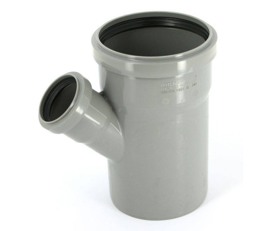 Тройник канализационный Ostendorf HT 110x50 мм 45° 115220