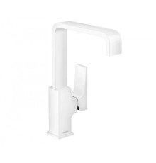 Смеситель для раковины Hansgrohe Metropol 230 Push-Open белый матовый 32511700