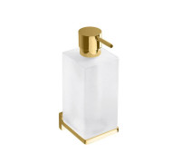 Дозатор для жидкого мыла подвесной Colombo Design Look PVD золото матовое B9316.OM-VAN