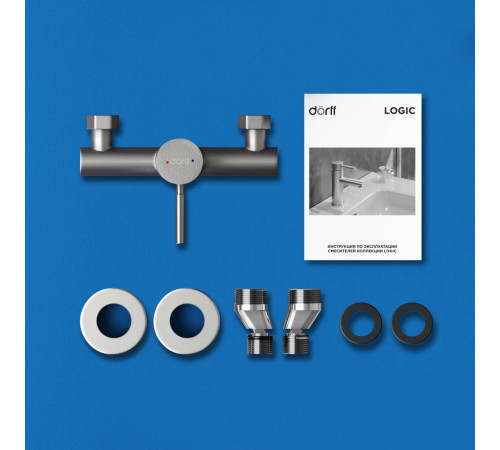 Смеситель для душа Dorff Logic нержавеющая сталь D3020000SS