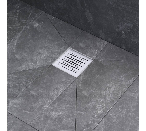 Трап для душа точечный AM.PM MasterFlow Point Cut Gradient 10 см матовая сталь W01BD-P11-010-01SB