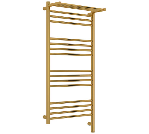 Полотенцесушитель электрический Сунержа Богема 3.1 с 1 полкой 50х100 см правое подключение золото глянец 03-6007-1050