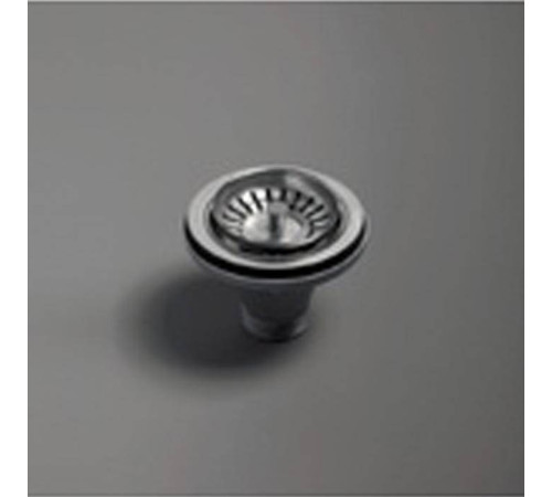 Донный клапан для кухонной мойки Simas без перелива 1 1/2 - 40 мм нержавеющая сталь PLQ