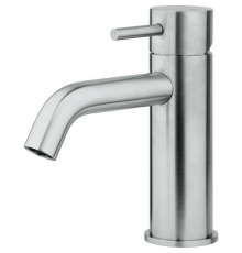 Смеситель для раковины однорычажный CISAL Xion без донного клапана нержавеющая сталь XI000544D1