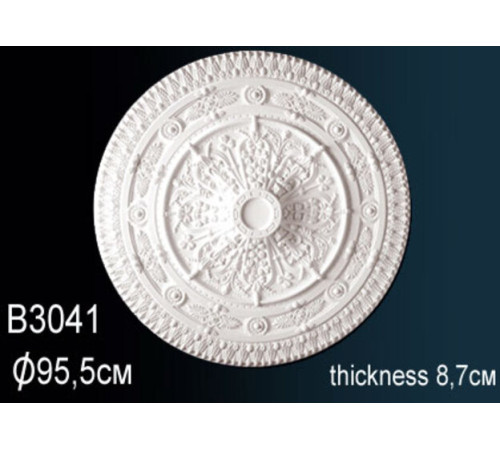 Розетка потолочная Perfect B3041 полиуретановая 410 мм B3041