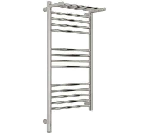 Полотенцесушитель электрический Сунержа Богема 3.1 с 1 полкой 400x800 мм левый без покрытия 00-6006-8040