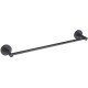 Полотенцедержатель Aquanet Europa 450 мм матовый черный AQ4120MB