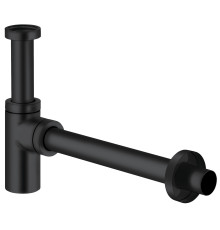 Сифон бутылочный Kludi 1 1/4 без выпуска черный матовый 1002039-00