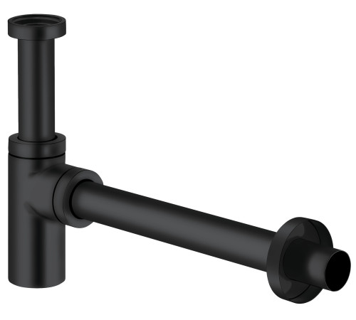 Сифон бутылочный Kludi 1 1/4 без выпуска черный матовый 1002039-00