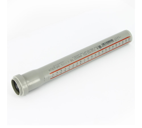 Труба канализационная внутренняя Ostendorf HTEM 32x1000 мм с раструбом 110040