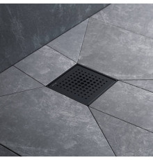 Трап для душа точечный AM.PM MasterFlow Point Cut Gradient 10 см черный матовый W01BD-P11-010-01BM