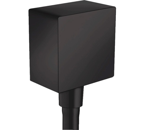 Шланговое подсоединение hansgrohe FixFit Square матовый черный 26455670